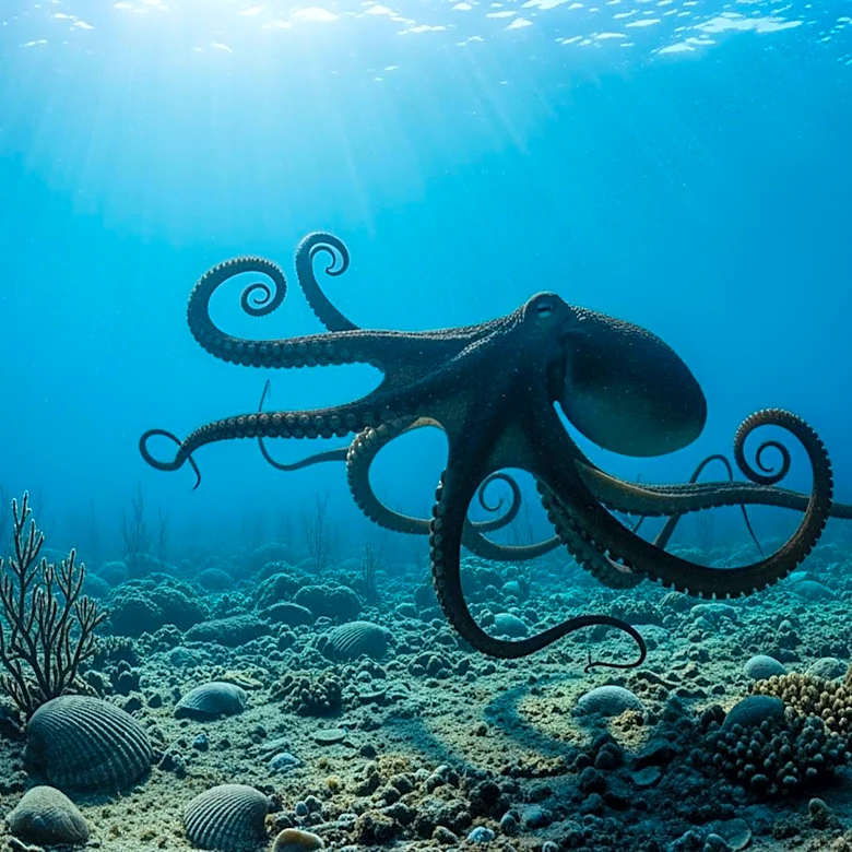 New Study Suggests Octopus as Top Predator in Cretaceous Seas