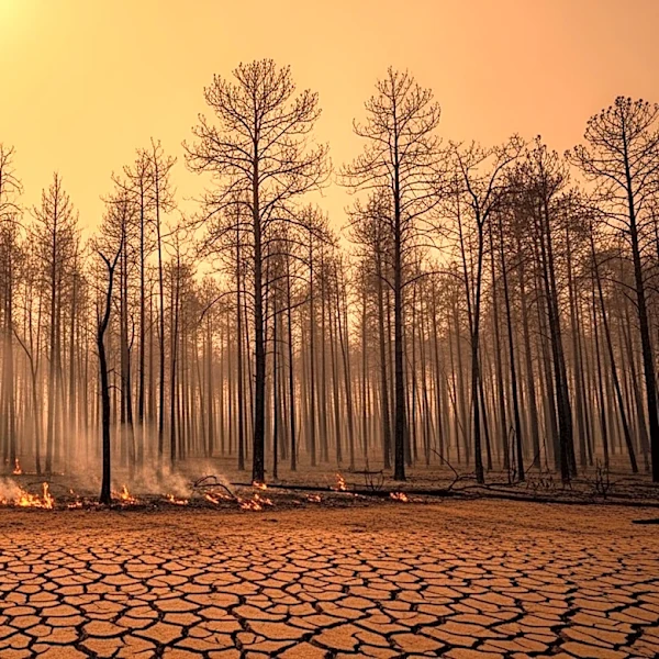 Georgia Wildfires Continue to Rage Amid Dry Conditions