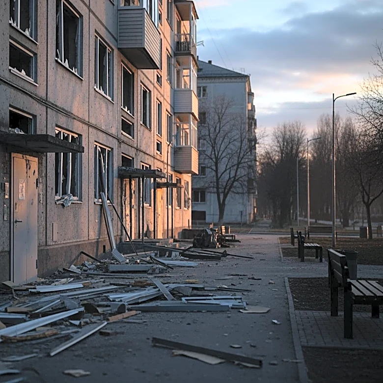 Chabad Emissary's Home in Dnipro Damaged in Russian Attack