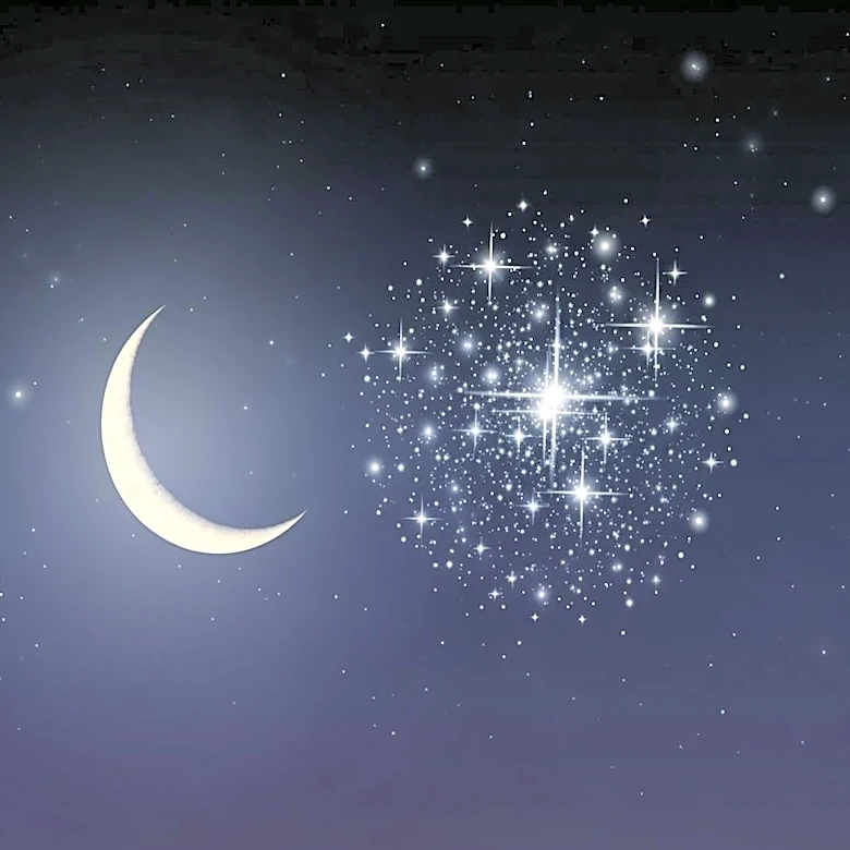 NASA's Astronomy Picture of the Day Features Young Moon and Pleiades Conjunction