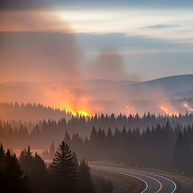 Southern U.S. Wildfires Prompt Evacuations, Leaving Residents in Uncertainty