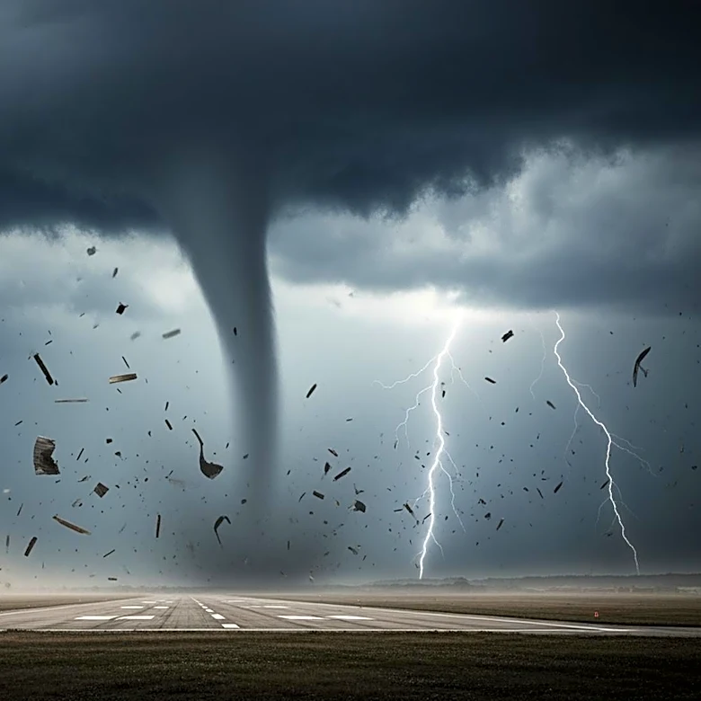 Tornado Strikes Enid, Oklahoma, Causing Destruction and Air Force Base Closure