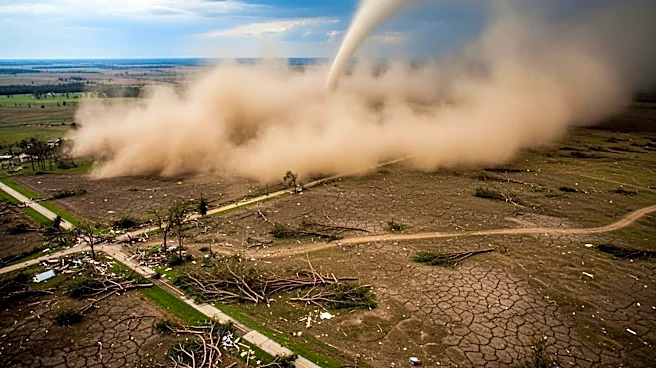 Tornado Causes Extensive Damage in Enid, Oklahoma, Affecting Homes and Roads