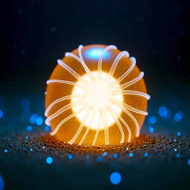 NOAA and Smithsonian Identify Mysterious 'Golden Orb' as Deep-Sea Anemone Remnant