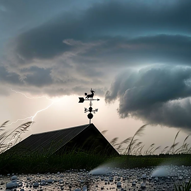 Twin Cities Face Slight Risk of Severe Weather with Wind and Hail Threats