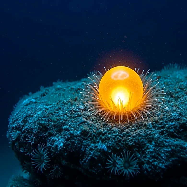 NOAA Identifies 'Golden Orb' as Deep-Sea Anemone Remnant, Enhancing Ocean Exploration