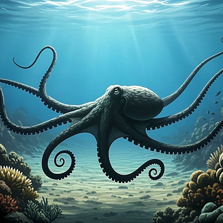 Discovery of Ancient Giant Octopus Challenges Cretaceous Marine Ecosystem Views