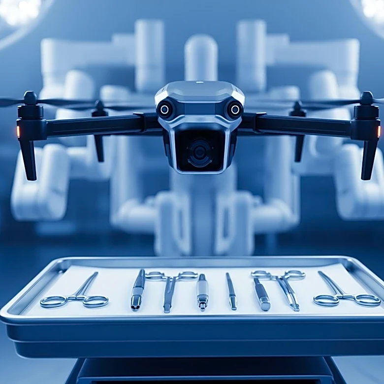SS Innovations Develops Drone-Based Surgical Robot for Battlefield Medical Care