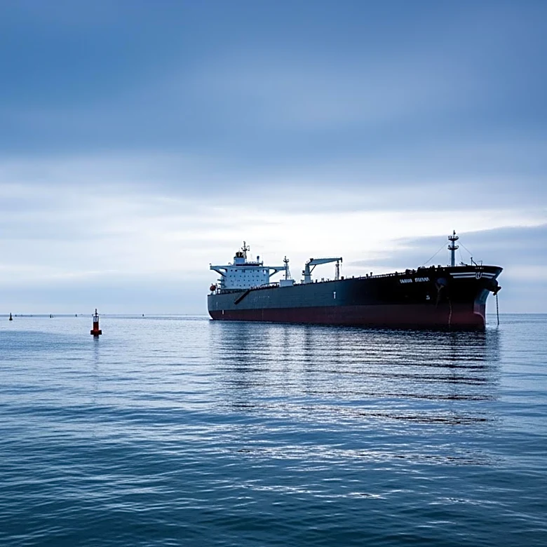 Iran-Linked Supertanker Halts in Hormuz as U.S. Blockade Tightens