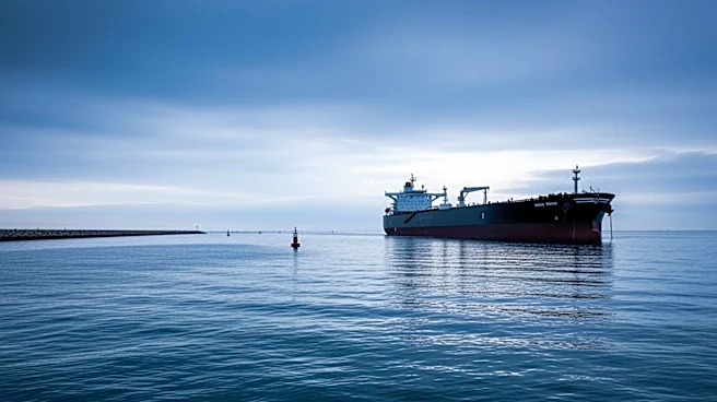 Iran-Linked Supertanker Halts in Hormuz as U.S. Blockade Tightens