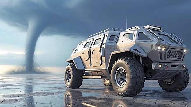 TIV-2 Vehicle Successfully Penetrates Tornado in Oklahoma, Demonstrating Advanced Storm Chasing Capabilities