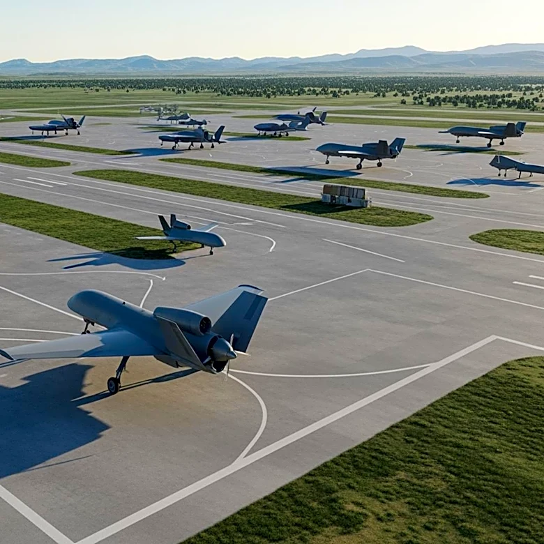 Satellite Images Reveal Russia's Expansion of Drone Base for New Jet-Powered Drones