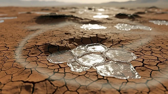 NASA's Mars Reconnaissance Orbiter Captures Springtime Ice Melt on Mars