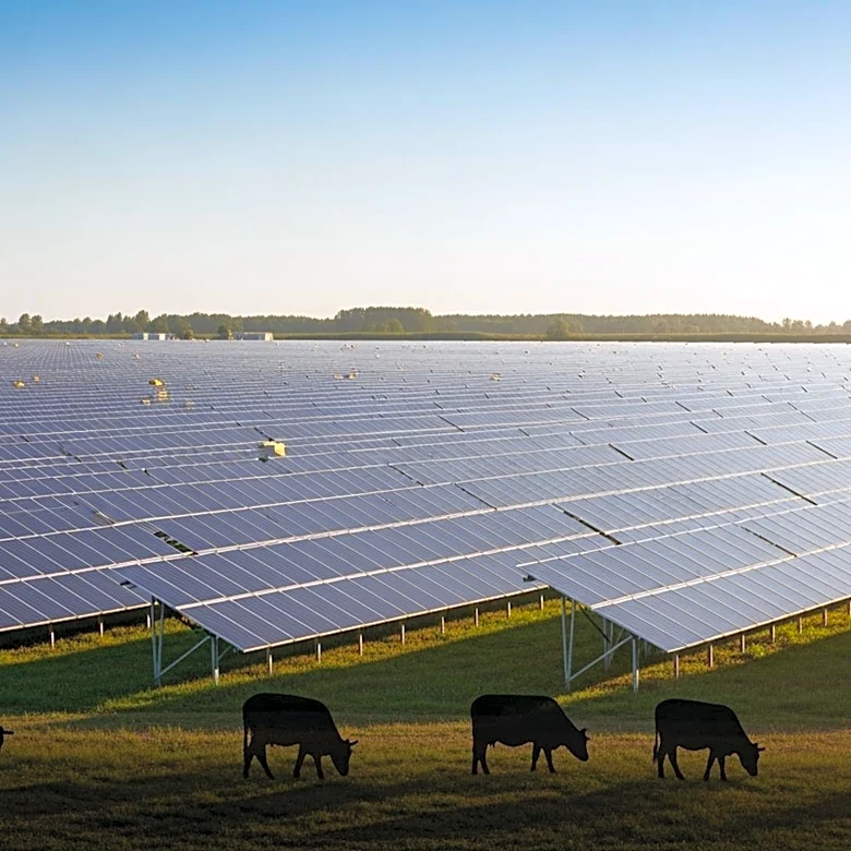 China's Solar Plant in Qinghai Combines Renewable Energy with Livestock Grazing for Sustainable Development