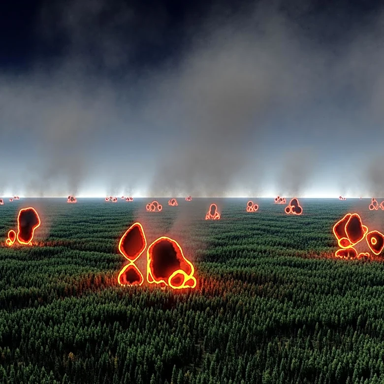 NASA Satellite Captures Wildland Fires in Georgia, Highlighting Pollution Concerns