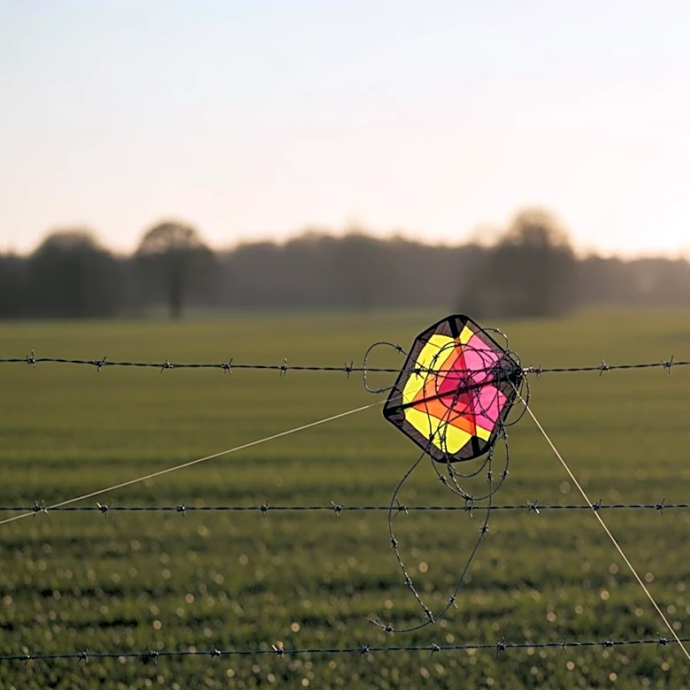 Kibbutz Nahal Oz Raises Security Concerns After Kites from Gaza Land in Community