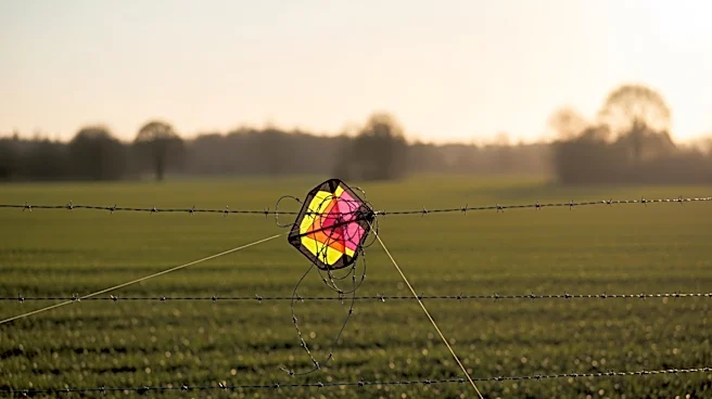 Kibbutz Nahal Oz Raises Security Concerns After Kites from Gaza Land in Community