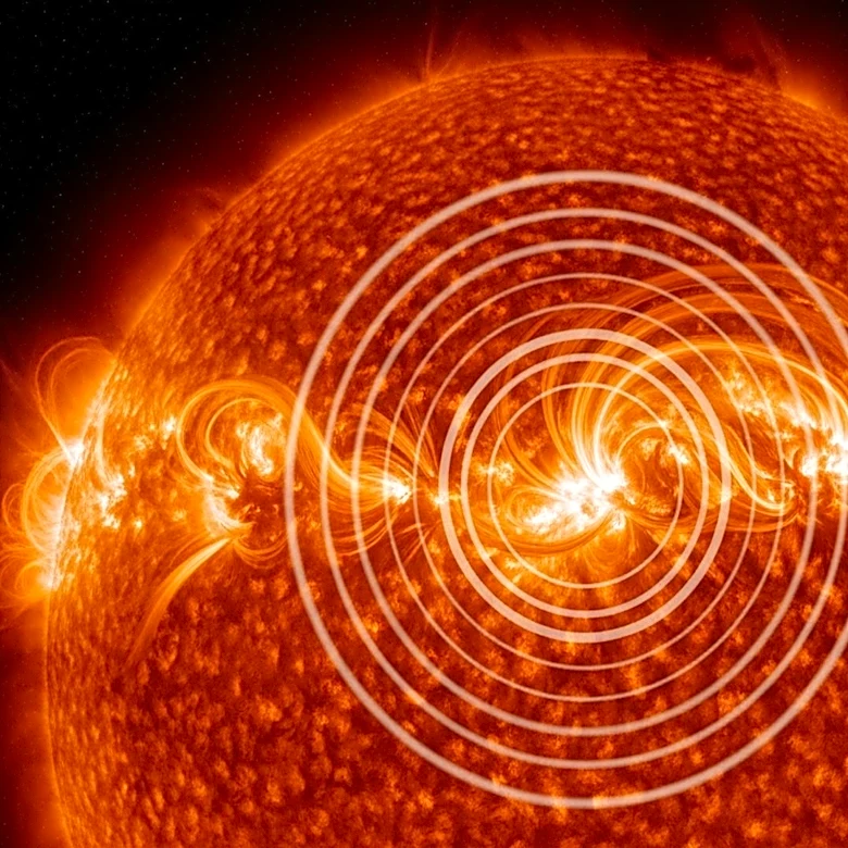 Scientists Map Magnetic Fields on Sun's Far Side Using Sound Waves