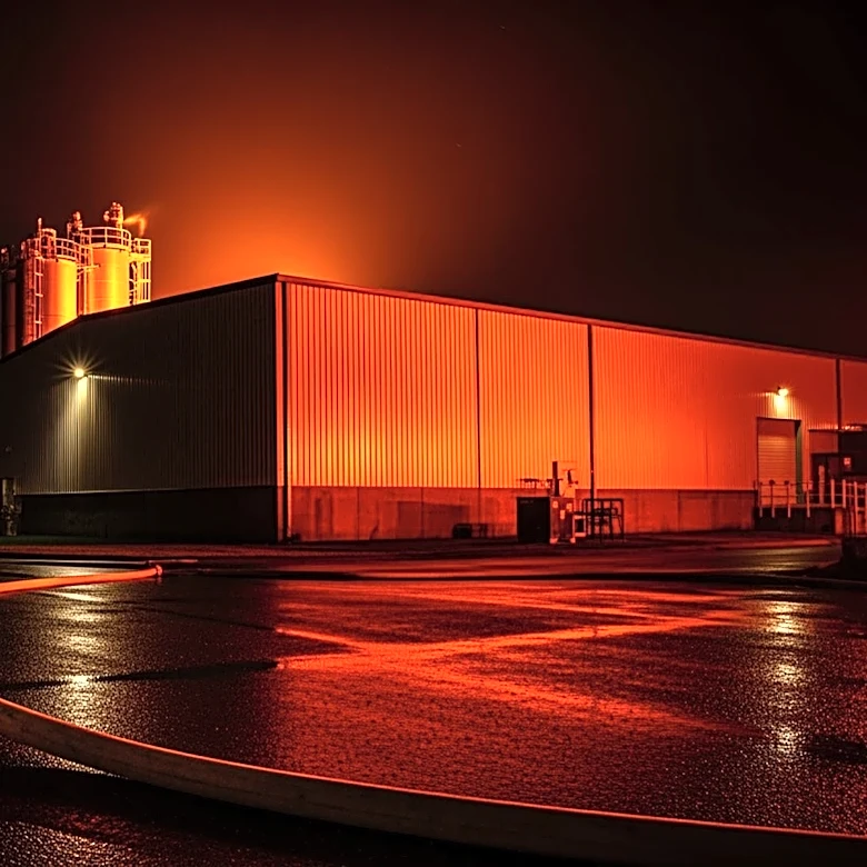 Stockton Fire Department Contains Late-night Warehouse Blaze, Prevents Spread to Nearby Homes