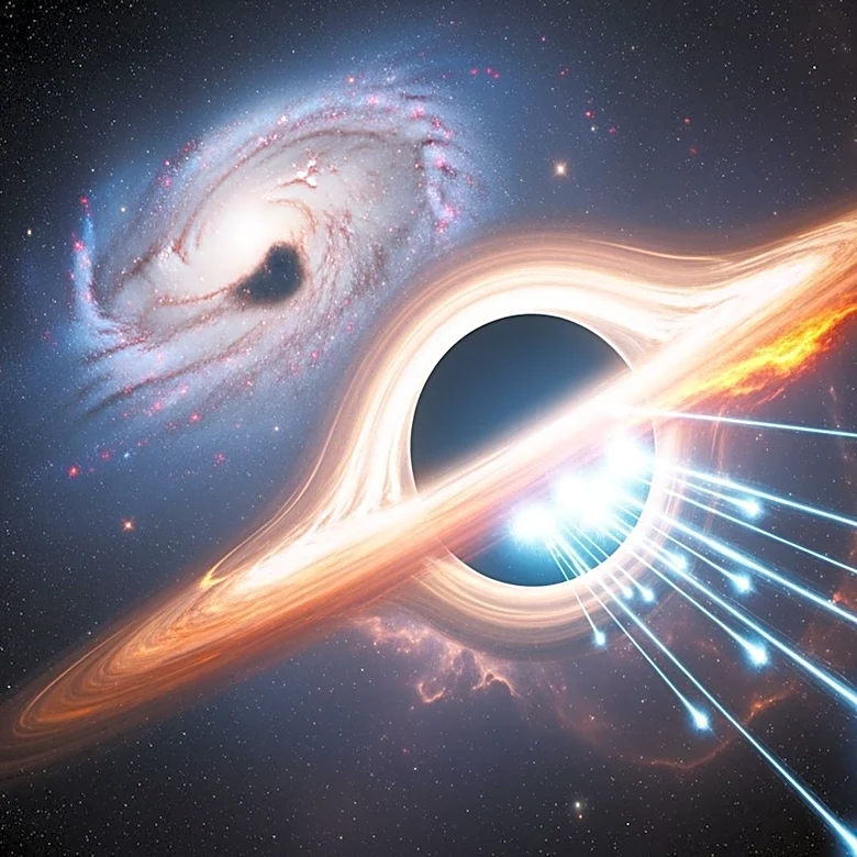 Astronomers Measure Black Hole Jet Power, Impacting Galaxy Formation Models