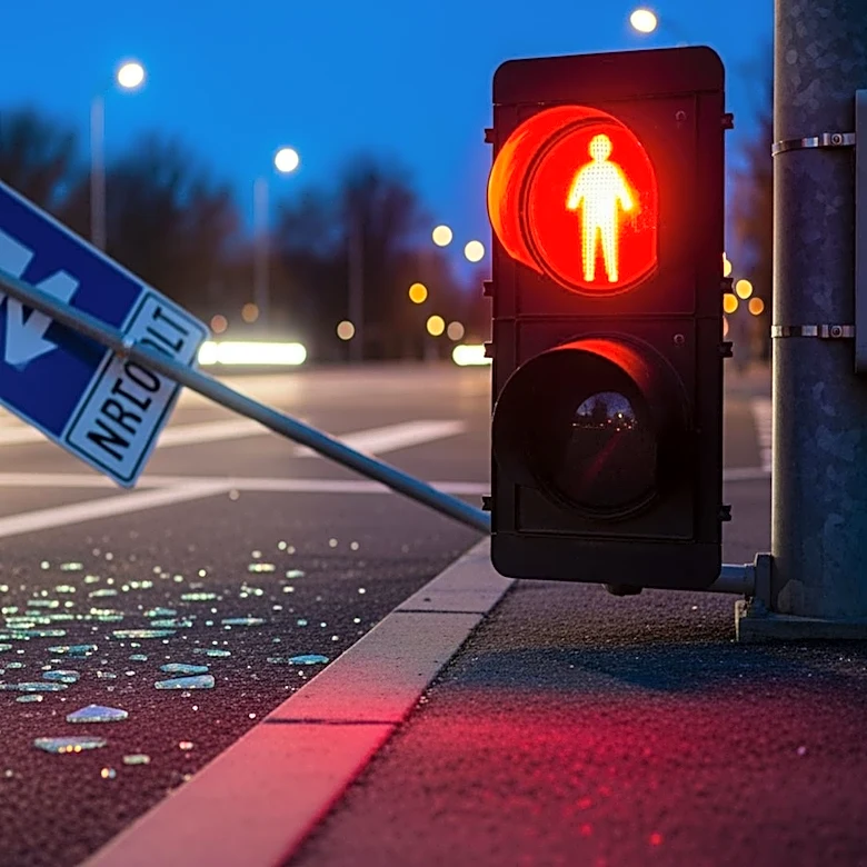 Man Arrested After Running Red Light and Crashing on Chicago's Southwest Side