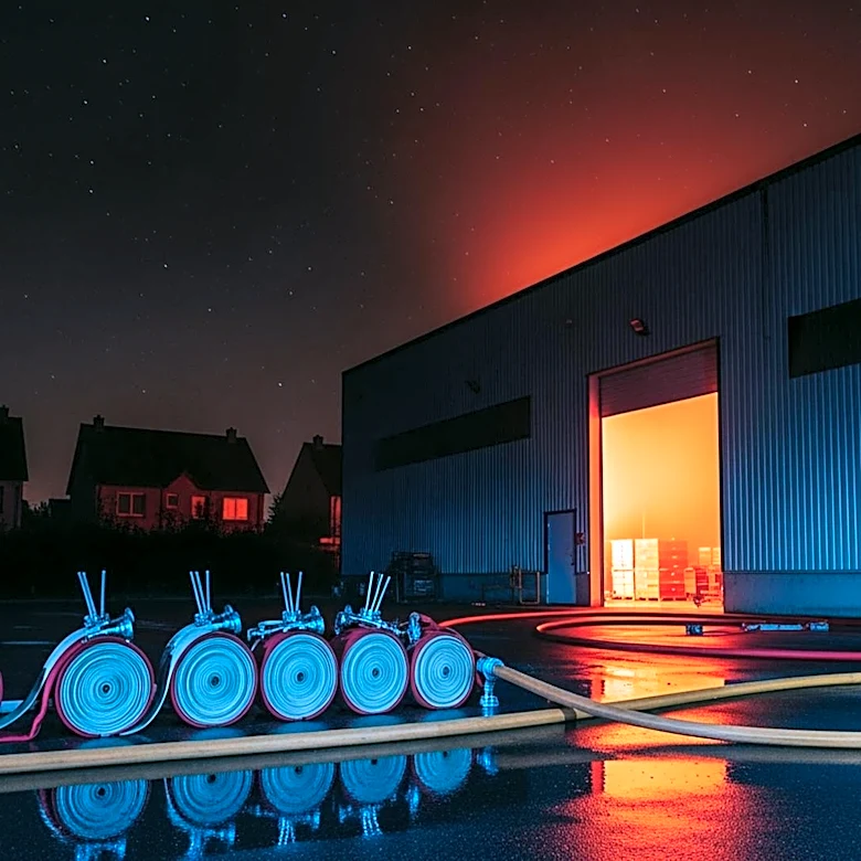 Stockton Fire Department Contain Late-night Warehouse Blaze, Preventing Spread to Nearby Homes