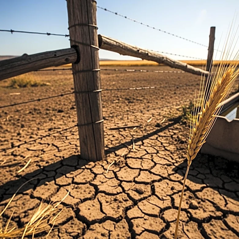 U.S. Farmers Face Economic Strain as Drought Threatens Wheat and Cattle Production