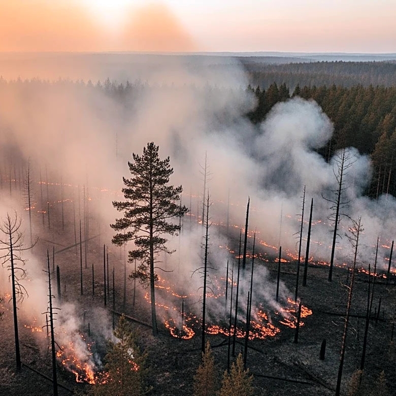Wildfires in Georgia and Florida Destroy Over 50 Homes, Prompt Evacuations