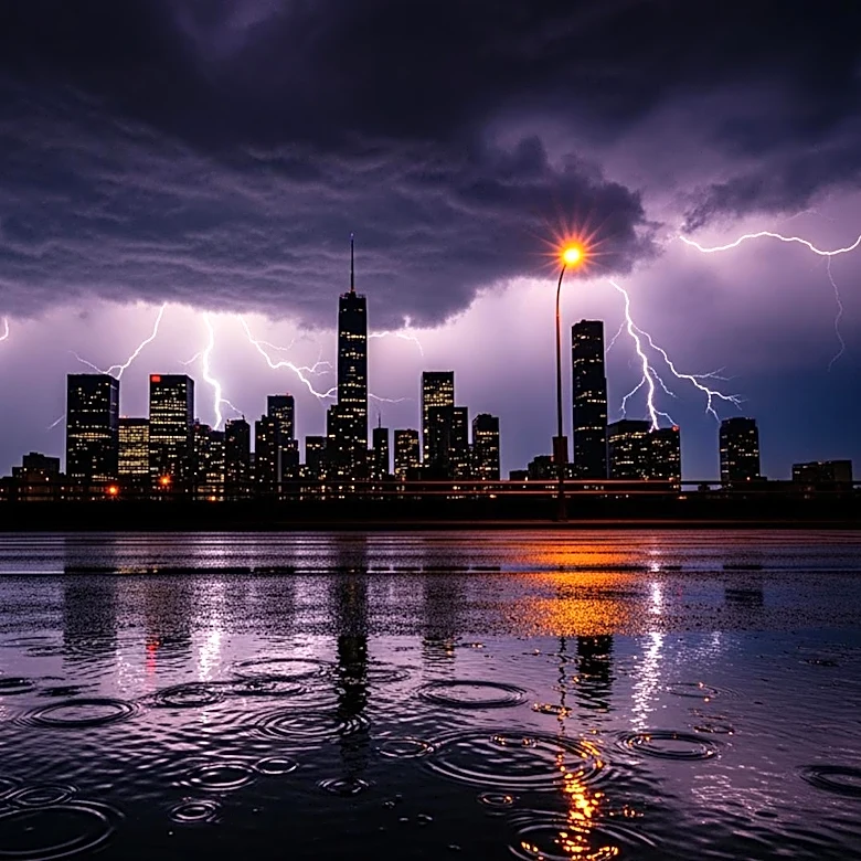 National Weather Service Warns of Severe Thunderstorms in Chicago Amid Record Rainfall