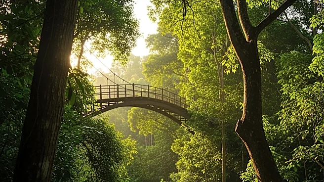 Sumatran Orangutan Uses Canopy Bridge in Conservation Milestone