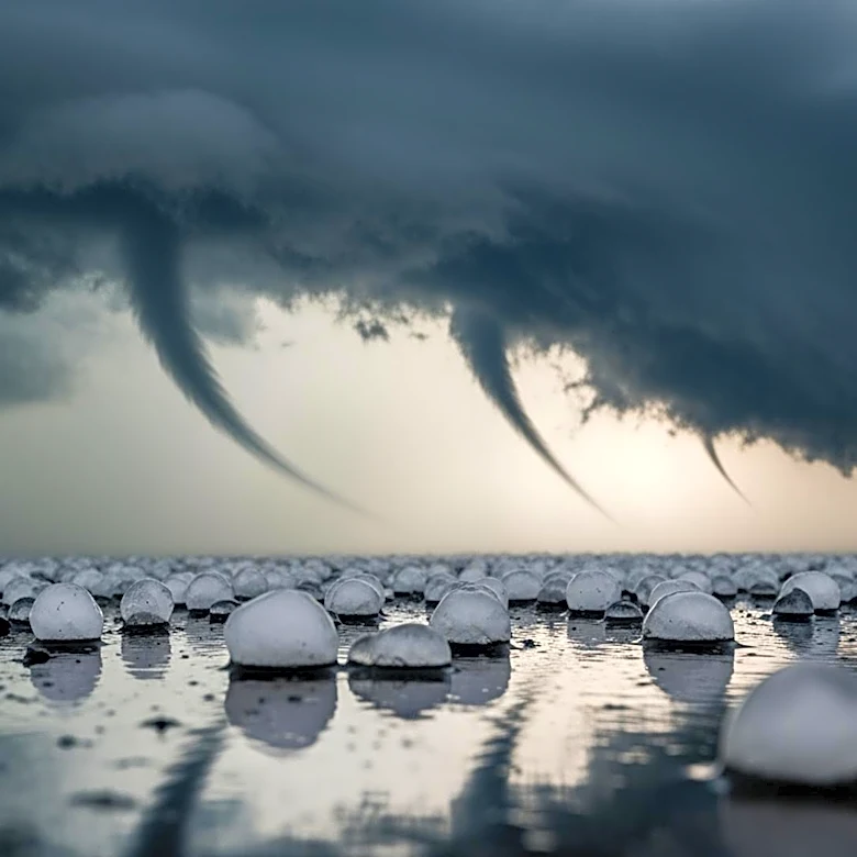 Severe Storms Threaten Midwest and Mississippi Valley with Tornadoes and Hail