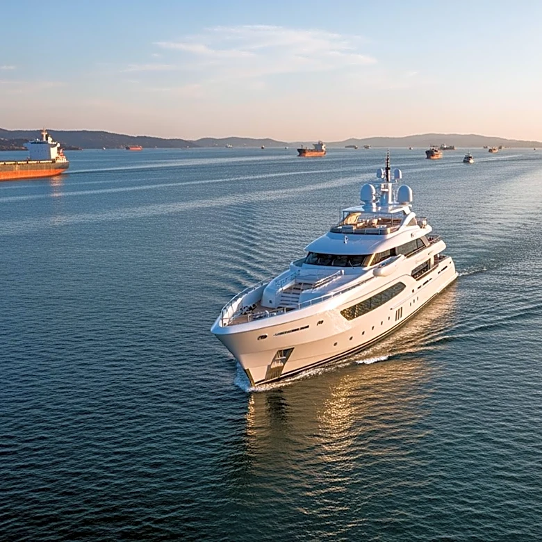 Russian Superyacht Navigates Strait of Hormuz Amid Muted Shipping Traffic