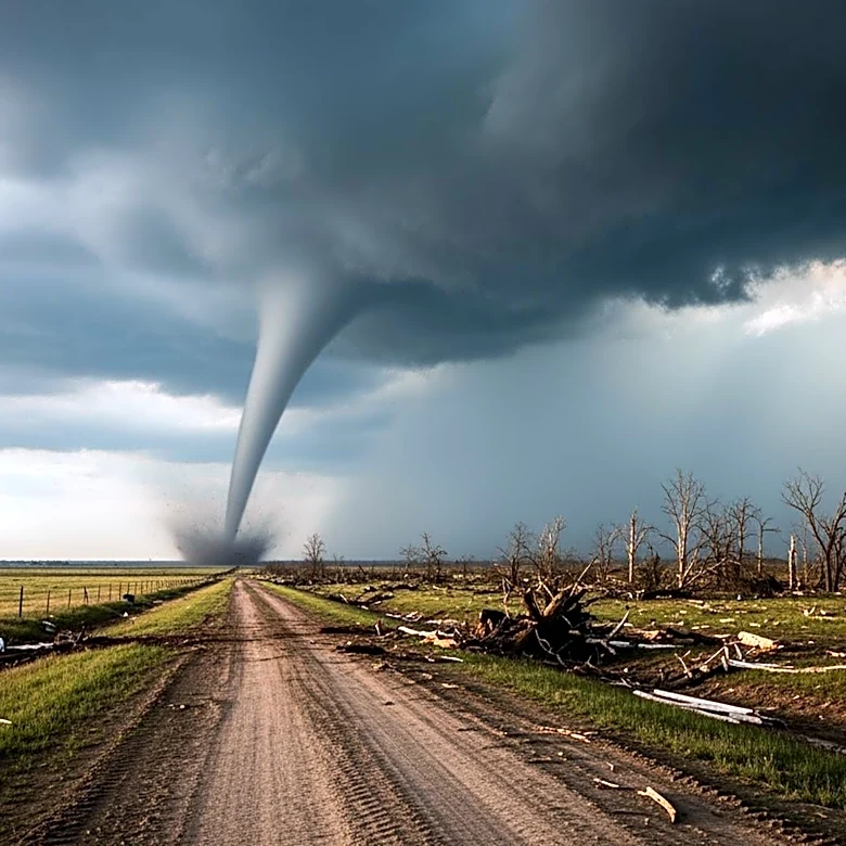 Storm Chaser Tracks EF2 Tornado in Texas, Community Begins Recovery