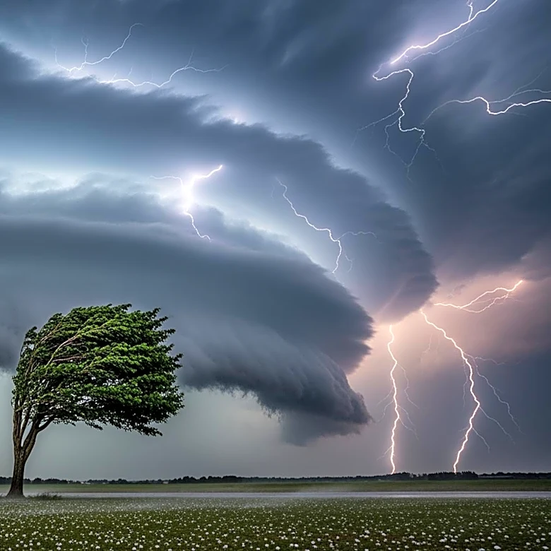 Severe Weather Alert: North Texas Faces Hail, Wind, and Tornado Threat