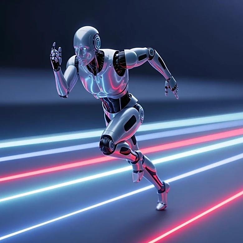 Humanoid Robots Nearing Human Sprint Records in Competitive Events