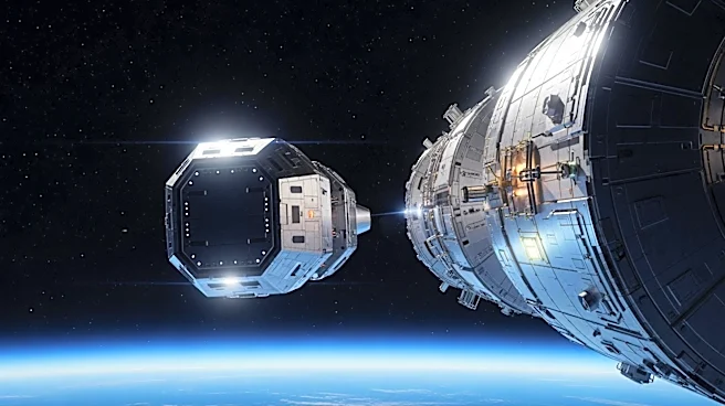 Progress 95 Cargo Craft Nears International Space Station for Docking