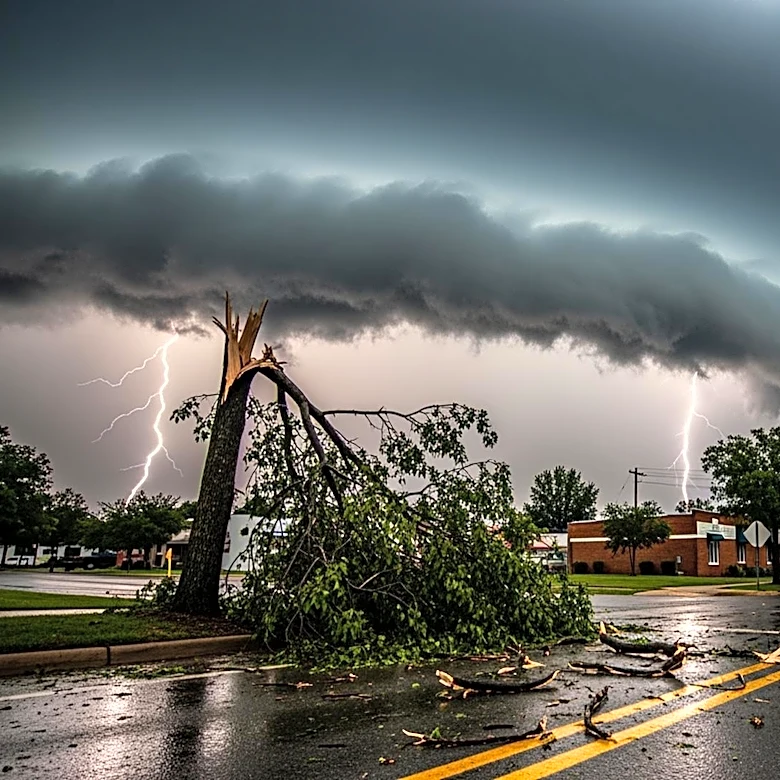 Severe Storms Cause Damage and Injuries in Mineral Wells, Texas