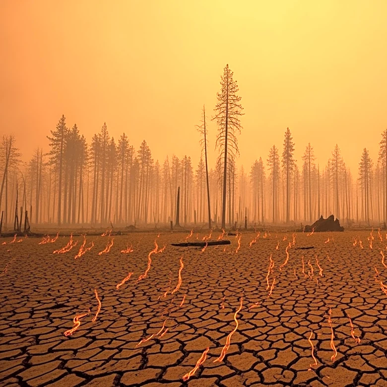 Extreme Weather in 2025 Leads to Record Wildfire Emissions in Europe