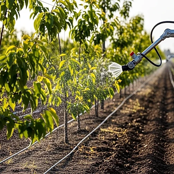 Advanced Farming Robots Enhance Irrigation Efficiency for Orchards