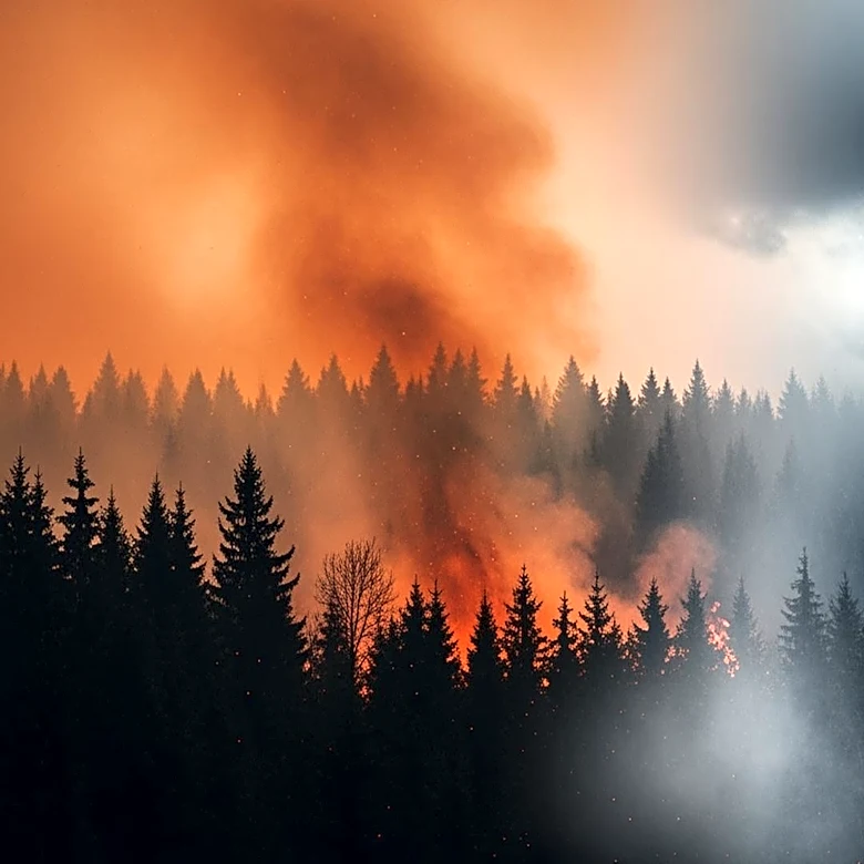 Southeast U.S. Faces Weather Shift with Rainfall Amidst Ongoing Wildfires