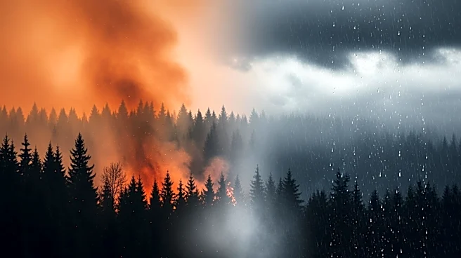 Southeast U.S. Faces Weather Shift with Rainfall Amidst Ongoing Wildfires