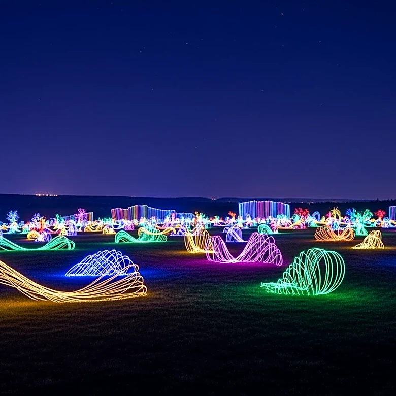 Bruce Munro Unveils New Light Installation in Australia, Boosting Regional Tourism
