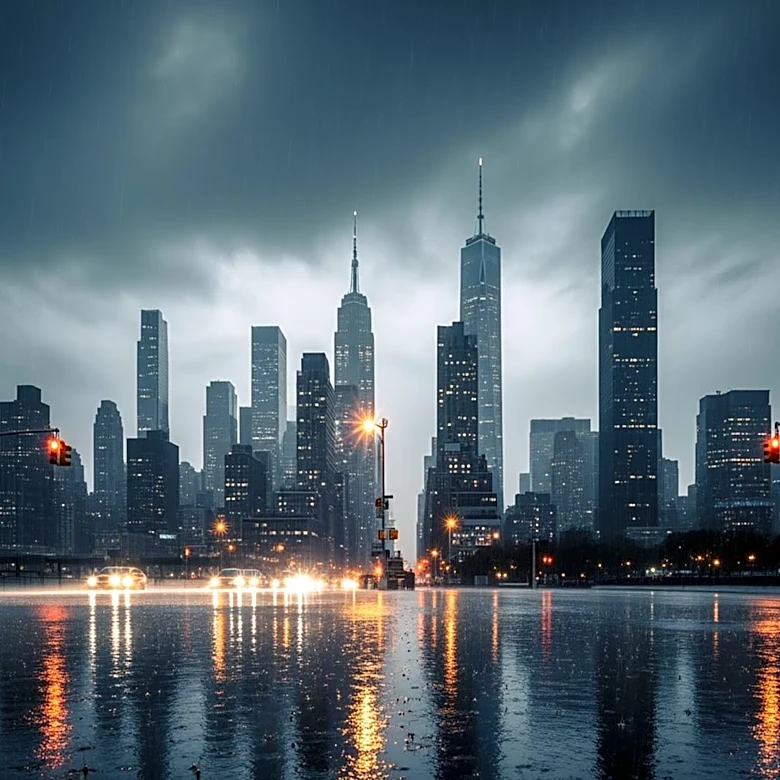 New York City Experiences Sudden Downpours After Calm Weather
