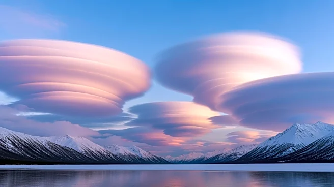 Winter's End in Alaska Marked by Striking Cloud Formations
