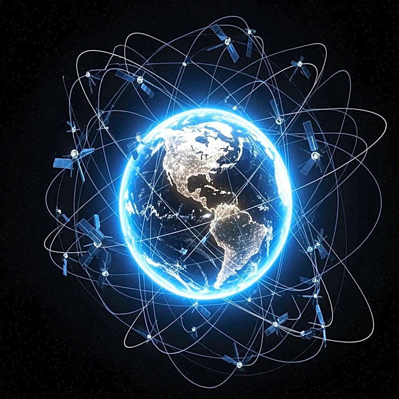 Study Warns of Potential Orbital Chaos Due to Satellite Density