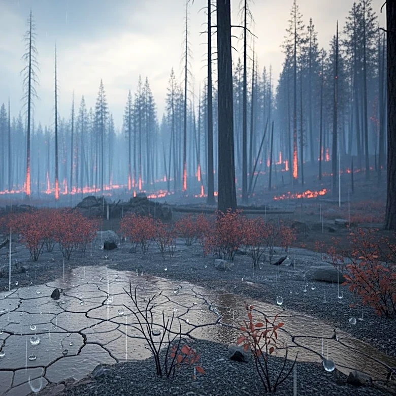 Georgia Wildfires Persist Despite Rain, Threatening Homes and Communities