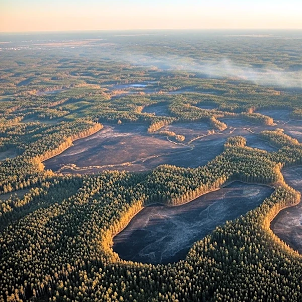 NASA Satellite Images Show Extensive Damage from Georgia Wildfires Affecting Local Communities
