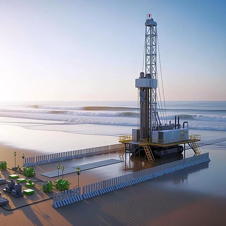 TenneT Initiates Beach Drilling for Offshore Wind Farm Connections, Minimizing Environmental Impact