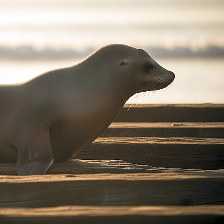 Massive Sea Lion 'Chonkers' Attracts Crowds at San Francisco Pier