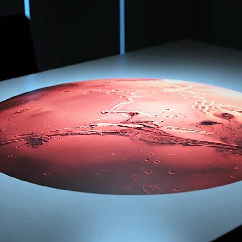 NASA's Odyssey Team Celebrates 25 Years with Mars Map